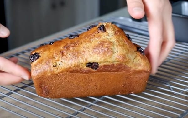 bánh chuối nướng làm bằng nồi chiên không dầu