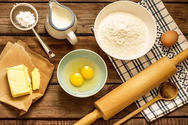 Cách làm bánh mì bằng nồi chiên không dầu 3 Nguyên liệu làm bánh mì