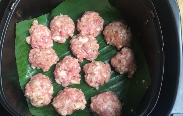 nướng chả bằng nồi chiên không dầu