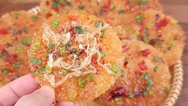 Cơm cháy làm bằng nồi chiên không dầu