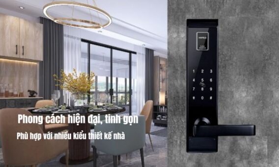 khóa điện tử Häfele tiếp tục được đánh giá xuất sắc nhờ phong cách hiện đại, tinh gọn