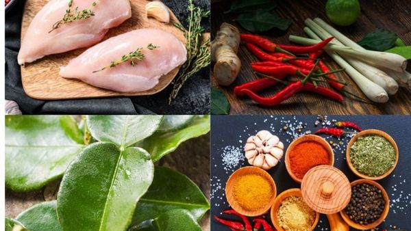 Nguyên liệu làm khô gà bằng nồi chiên không dầu