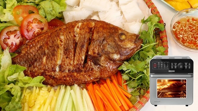 Nướng cá bằng nồi chiên không dầu