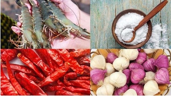 Gia vị nướng tôm