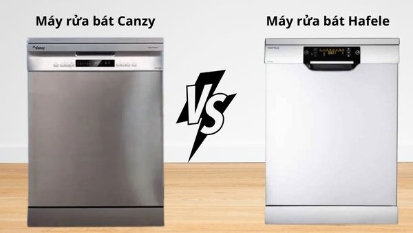 Máy rửa bát Häfele có tốt không ? Có rửa sạch bát đĩa không? 16 so sanh may rua bat hafele va canzy