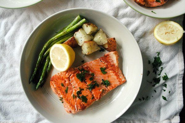 Ướp cá hồi nướng