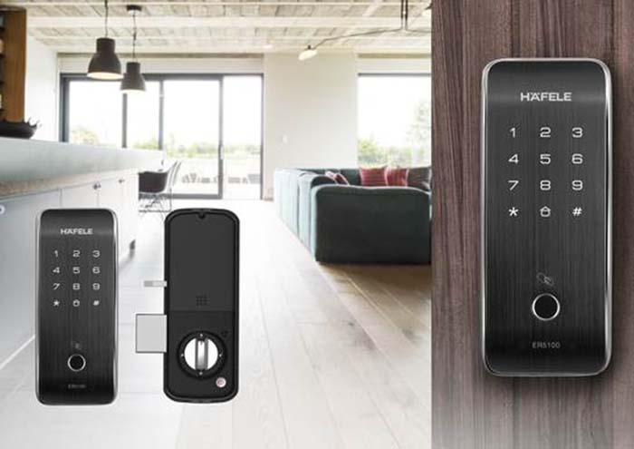 Vệ sinh khóa điện từ Hafele