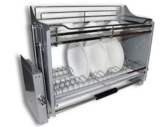 Giá bát nâng hạ Lento 600mm Hafele 504.76.019 5 Giá Bát Đĩa Nâng Hạ Hafele 504.76.019