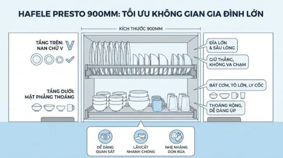 Tối ưu hóa không gian cho đại gia đình