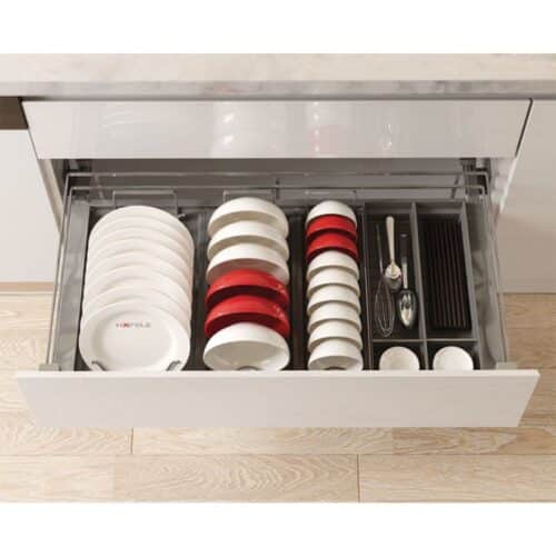 Ảnh thực tế bộ rổ bát đĩa Hafele Kason Flex 549.08.884 600mm