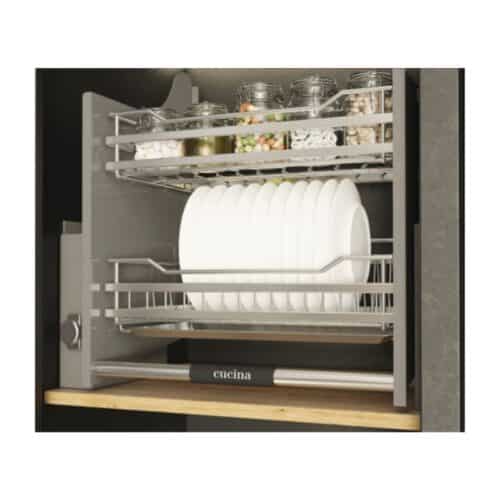 Bộ rổ bát đĩa Hafele Lento 504.76.009 600mm 5 Ảnh thực tế bộ rổ bát đĩa Hafele Lento 504.76.009 600mm