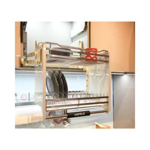 Ảnh thực tế bộ rổ bát đĩa Hafele Lento 504.76.010 700mm