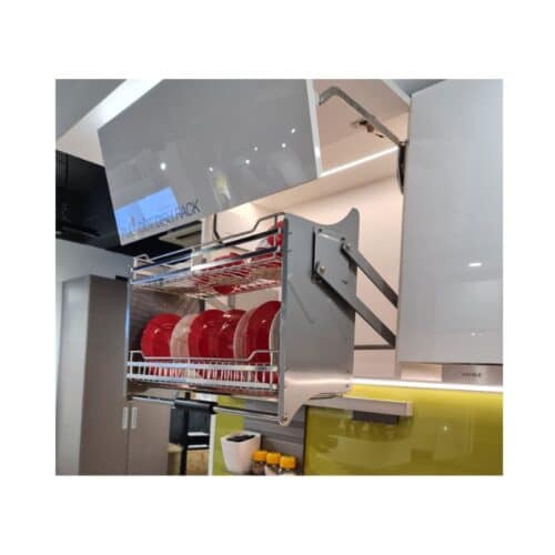 Ảnh thực tế bộ rổ bát đĩa Hafele Lento 504.76.020 700mm