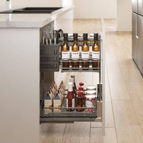 Bộ rổ gia vị dao thớt Hafele Omero 595.00.804 350mm