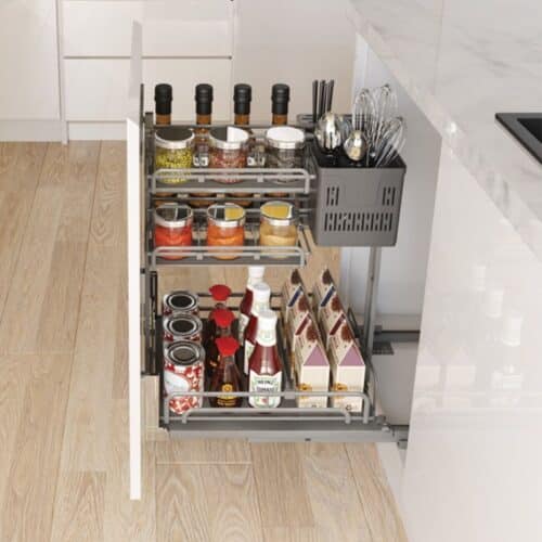 Bộ rổ gia vị dao thớt Hafele Omero 595.00.806 450mm 5 Ảnh thực tế bộ rổ gia vị dao thớt Hafele Omero 595.00.806 450mm