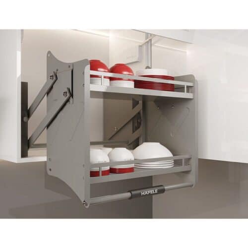 Ảnh thực tế bộ rổ nâng hạ Hafele Oria 504.76.507 800mm