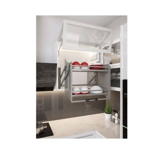 Ảnh thực tế bộ rổ nâng hạ Hafele Oria 504.76.508 900mm