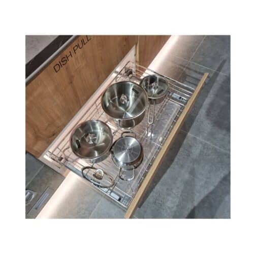 Bộ rổ xoong nồi Hafele Cappella 549.08.023 600mm 5 Ảnh thực tế bộ rổ xoong nồi Hafele Cappella 549.08.023 600mm