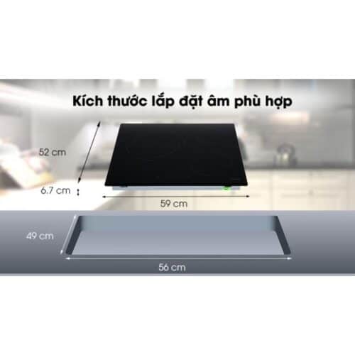 Lắp Bếp điện 3 vùng nấu Hafele HC-R603D 536.01.901