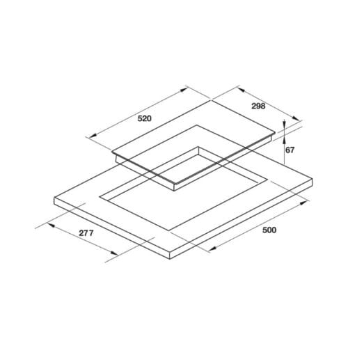 Thiết kế của Bếp hồng ngoại Hafele HC-R302D
