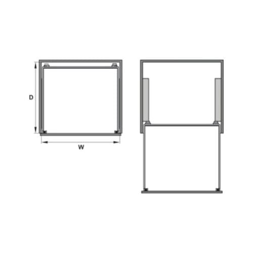 Giá bát đĩa Hafele Cappella 549.08.447 5 Bộ rổ bát đĩa Hafele Cappella 549.08.447