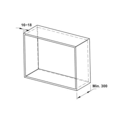 Bộ rổ bát đĩa Hafele Presto 544.40.031 700mm 4 Bộ rổ bát đĩa Hafele Presto 544.40.031 700mm