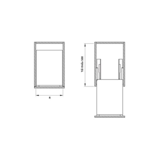 Bộ rổ gia vị Hafele Sonata 549.20.040 400mm 5 bo ro gia vi hafele sonata 549 20 040 400mm 2