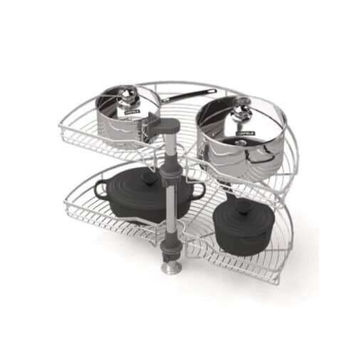 Bộ rổ góc xoay 180 độ Hafele Mezzo 548.37.001