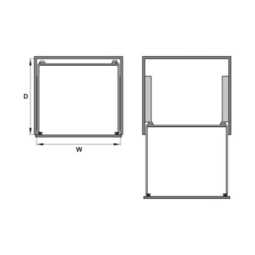Bộ rổ xoong nồi Hafele Cappella 549.08.427 3 Bộ rổ xoong nồi Hafele Cappella 549.08.427