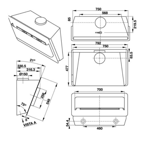 Hình ảnh 3d Häfele HH-WVG80D 539.81.194