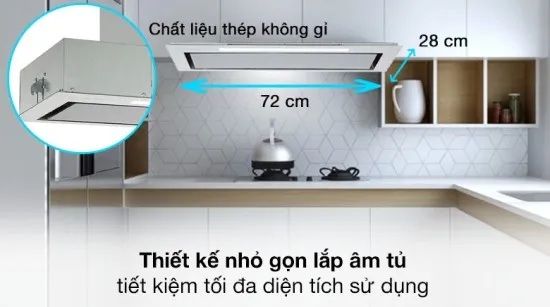 máy hút mùi âm tủ Hafele HH-BI72A 533.80.027