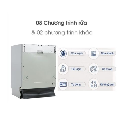 Máy rửa bát âm tủ Hafele HDW-FI60AB 538.21.330 4 Hình ảnh mặt sau Hafele HDW-FI60AB 538.21.330