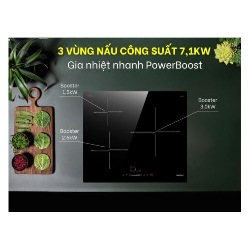Ảnh Hafele 3 vùng nấu HC-I6030B 536.61.831 lắp âm