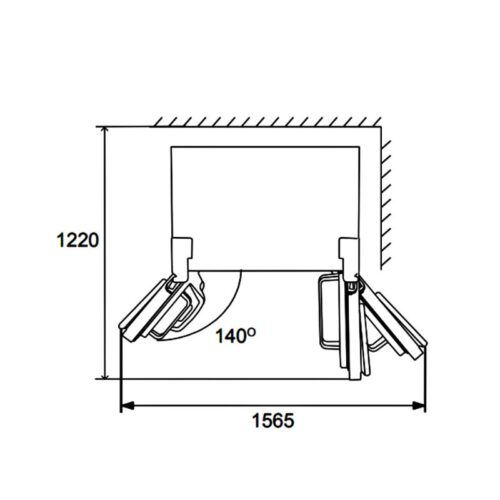 Tủ lạnh Hafele HF-SB6321FB 534.14.110 7 Hình ảnh 2D Häfele HF-SB6321FB 534.14.110