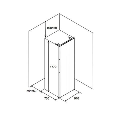 Tủ lạnh Hafele HF-SB6321FB 534.14.110 8 Hình ảnh 3d Häfele HF-SB6321FB 534.14.110
