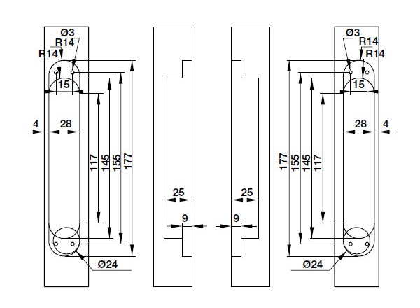 Kích thước Hafele 927.03.023