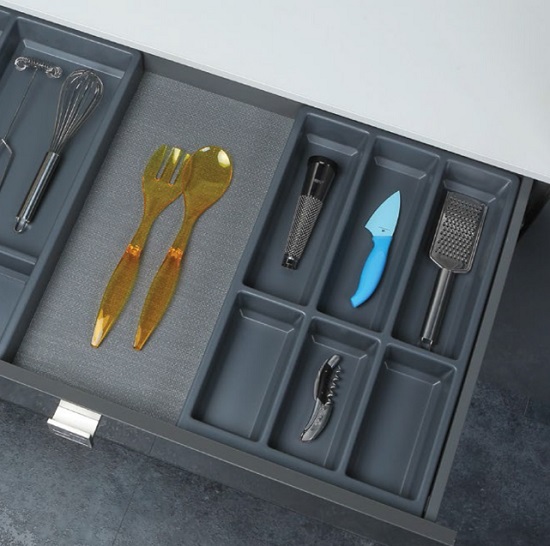 Khay chia đa năng Hafele 300mm Separado 556.70.040 4 Hình ảnh của khay chia tủ bếp Hafele 556.70.040