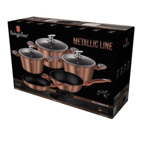 Bộ nồi 10 món Hafele 532.08.002 màu đồng 3 Ảnh thực tế bộ nồi 10 món Hafele 532.08.002 màu đồng