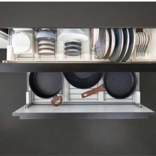 Giá bát đĩa 600mm Hafele 545.14.926 4 Ảnh rổ đựng bát đĩa 600mm Hafele 545.14.926