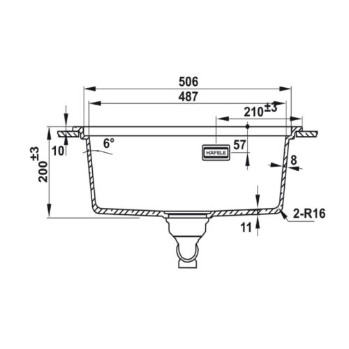 Chậu rửa bát đá 1 hố Hafele Essence HS22-GEN1S60M 577.25.520 4 Hướng dẫn lắp đặt chậu rửa bát đá 1 hố Hafele Essence HS22-GEN1S60M 577.25.520