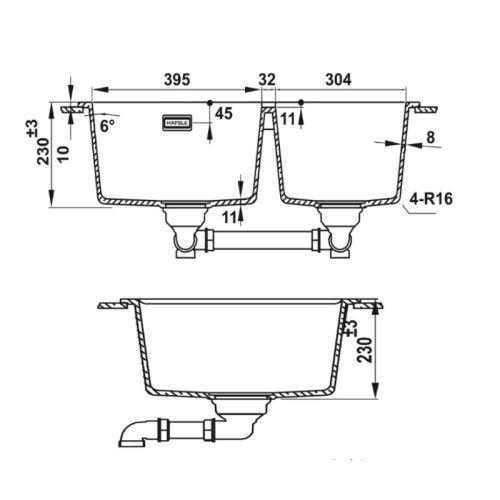 Hướng dẫn lắp đặt chậu rửa bát đá 2 hố Hafele Essence HS22-GEN2S90M 577.25.310
