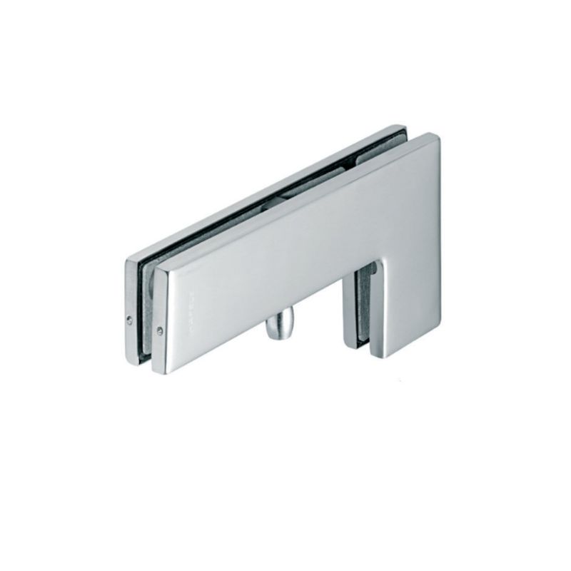 Kẹp kính chữ L inox mờ Hafele 981.50.040 Kẹp kính chữ L inox mờ Hafele 981.50.040