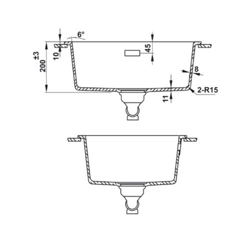 Chậu rửa bát đá 1 hố Hafele Essence HS22-GEN1S60S 577.25.500 5 Hướng dẫn lắp đặt chậu rửa bát đá 1 hố Hafele Essence HS22-GEN1S60S 577.25.500
