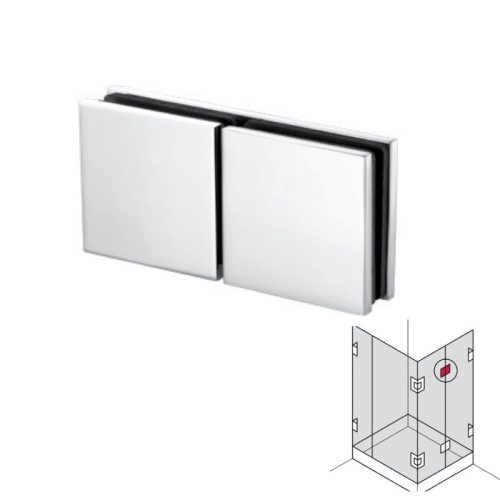 Lắp đặt kẹp kính phòng tắm 180º Hafele 981.77.912