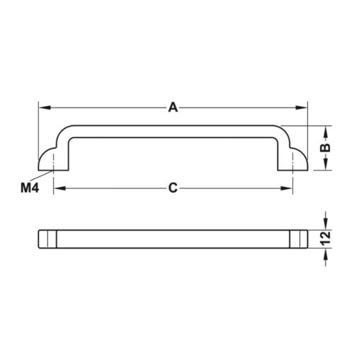 Tay nắm tủ H1530 148mm Hafele 106.61.043 3 Lắp đặt tay nắm tủ Hafele 106.61.043