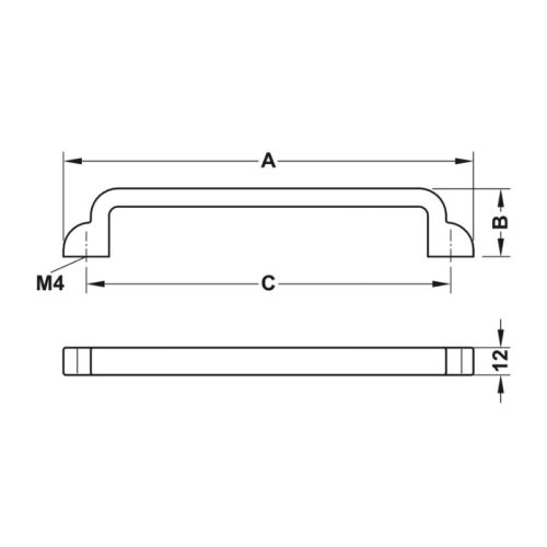 Lắp đặt tay nắm tủ Hafele 106.61.143