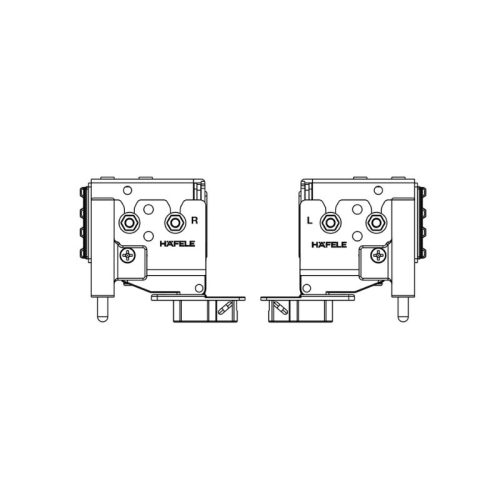 Phụ kiện cửa trượt tủ Slido Fold 20VF Hafele 401.30.009 5 THiết kế của Phụ kiện cửa trượt tủ Slido Fold 20VF Hafele 401.30.009