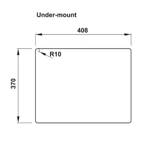Thông số kỹ thuật chậu rửa bát đá 1 hố Hafele ESSENCE HS22-GEN1S60S 577.25.300