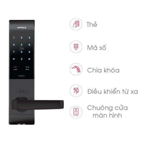 Tính năng Khóa thẻ từ Hafele EL7500-TC 912.20.550