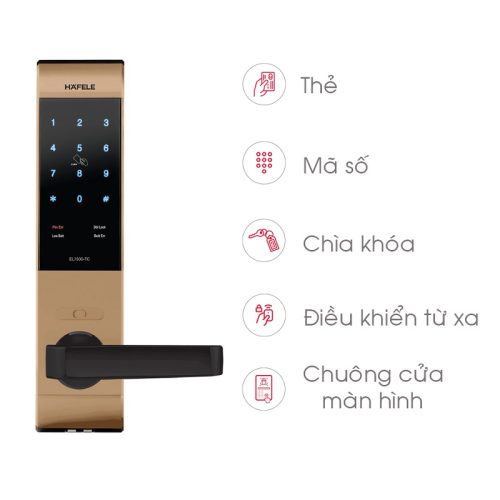 Tính năng Khóa thẻ từ Hafele EL7500-TC 912.20.558